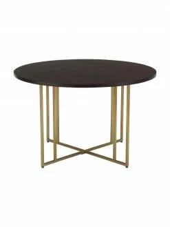 Westwing Collection Table ronde bois de manguier Luca, différentes tailles, Ø 120 x haut. 75 cm -Salle à manger Soldes Table ronde bois de manguier Luca differentes tailles 4