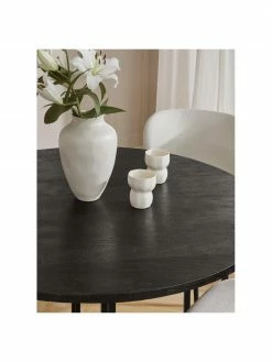 Westwing Collection Table ronde bois de manguier Luca, différentes tailles, Ø 120 x haut. 75 cm 10 Westwing Collection Table ronde bois de manguier Luca, différentes tailles, Ø 120 x haut. 75 cm -Salle à manger Soldes Table ronde bois de manguier Luca differentes tailles 8