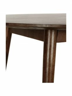 Westwing Collection Table ronde bois de manguier Oscar, Ø 106 cm, Ø 106 x haut. 77 cm -Salle à manger Soldes Table ronde bois de manguier Oscar O 106 cm 5
