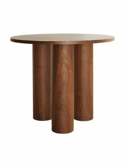 Table ronde brun foncé Colette, Ø 90 x haut. 72 cm