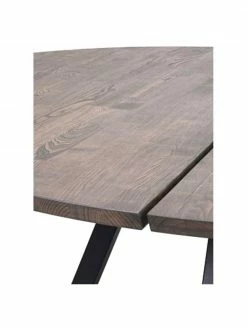 Rowico Table ronde chêne massif Carradale, Ø 150 cm, Ø 150 x haut. 75 cm -Salle à manger Soldes Table ronde chene massif Carradale O 150 cm 3
