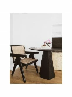 Zuiver Table ronde noire Pilar, Ø 100 cm, Ø 100 x haut. 76 cm -Salle à manger Soldes Table ronde noire Pilar O 100 cm 2