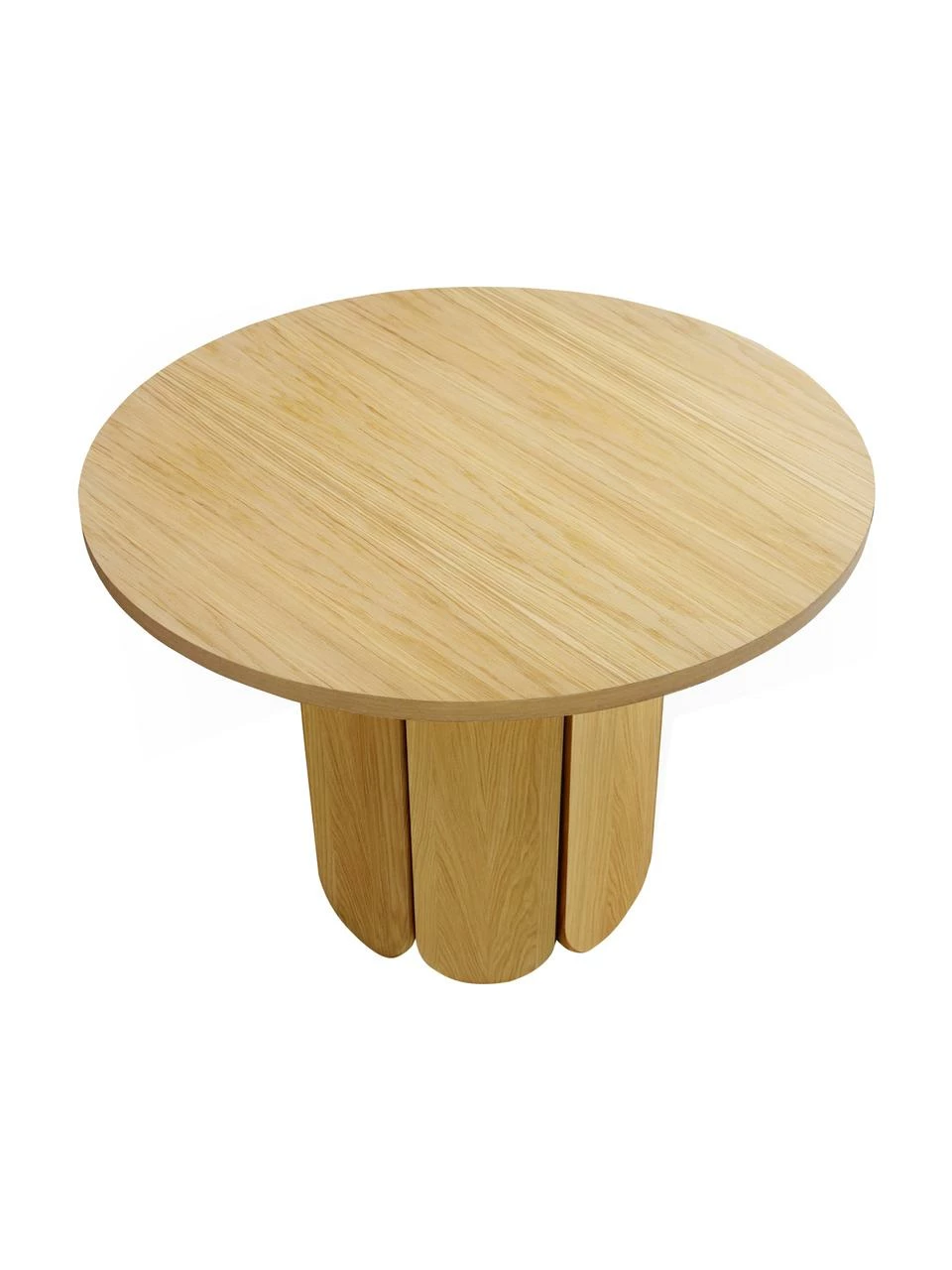 Woodman Table ronde placage en bois de chêne Soft, Ø 98 cm, Ø 98 x haut. 74 cm 7 Woodman Table ronde placage en bois de chêne Soft, Ø 98 cm, Ø 98 x haut. 74 cm – Image 5