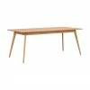 Rowico Table scandinave Yumi, 190 x 90 cm, larg. 190 x prof. 90 cm