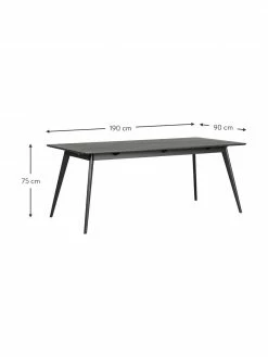 Rowico Table scandinave Yumi, 190 x 90 cm, larg. 190 x prof. 90 cm -Salle à manger Soldes Table scandinave Yumi 190 x 90 cm 8