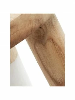 Tabouret Scandi en bois Brocsy, larg. 30 x haut. 44 cm -Salle à manger Soldes Tabouret Scandi en bois Brocsy 3