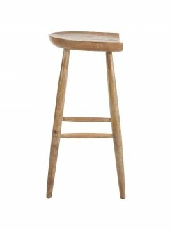 Westwing Collection Tabouret de bar bois de manguier Nino, larg. 40 x haut. 78 cm 12 Westwing Collection Tabouret de bar bois de manguier Nino, larg. 40 x haut. 78 cm -Salle à manger Soldes Tabouret de bar bois de manguier Nino 4