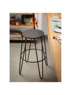 Tabouret de bar en métal Madona, larg. 45 x haut. 76 cm -Salle à manger Soldes Tabouret de bar en metal Madona 4