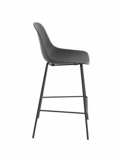 Tabouret de bar en métal gris foncé Quinby, larg. 48 x haut. 107 cmSeulement 1 produit disponible -Salle à manger Soldes Tabouret de bar en metal gris fonce Quinby 4