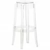 Kartell Tabouret de bar plexi Charles Ghost, Ø 46 x haut. 75 cm