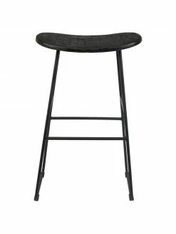 Tabouret de comptoir en teck noir Tangle, larg. 40 x haut. 65 cm 11 Tabouret de comptoir en teck noir Tangle, larg. 40 x haut. 65 cm -Salle à manger Soldes Tabouret de comptoir en teck noir Tangle 3