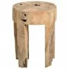 Jan Kurtz Tabouret en bois de teck Java, Ø 30 x haut. 40 cmDisponibilité limitée -Salle à manger Soldes Tabouret en bois de teck Java