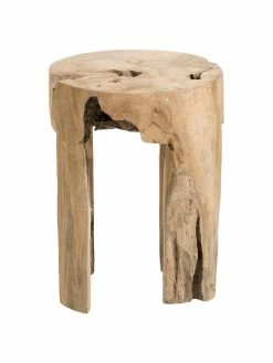 Jan Kurtz Tabouret en bois de teck Java, Ø 30 x haut. 40 cmDisponibilité limitée -Salle à manger Soldes Tabouret en bois de teck Java 4