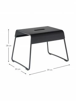 Zone Tabouret en métal Aguina, larg. 39 x haut. 28 cm -Salle à manger Soldes Tabouret en metal Aguina 2