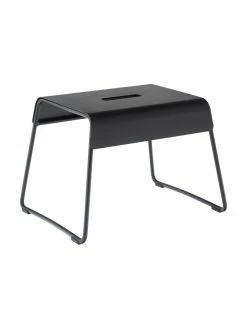 Zone Tabouret en métal Aguina, larg. 39 x haut. 28 cm