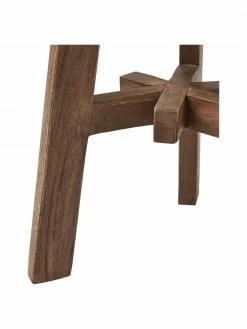 Westwing Collection Tabouret teck Dingklik, Ø 35 x haut. 50 cm -Salle à manger Soldes Tabouret teck Dingklik 5