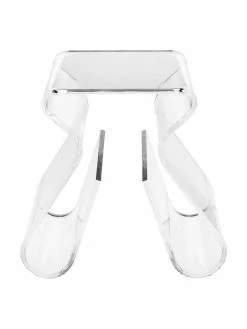 Umbra Tabouret transparent Loop, larg. 42 x haut. 43 cm -Salle à manger Soldes Tabouret transparent Loop 4