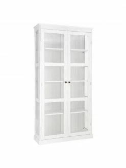 Vitrine blanche Wilma, larg. 98 x haut. 193 cm