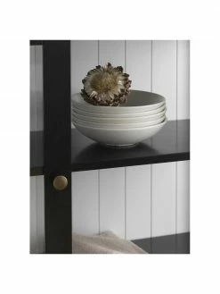 Vitrine noire Wilma, larg. 98 x haut. 193 cm -Salle à manger Soldes Vitrine noire Wilma 2